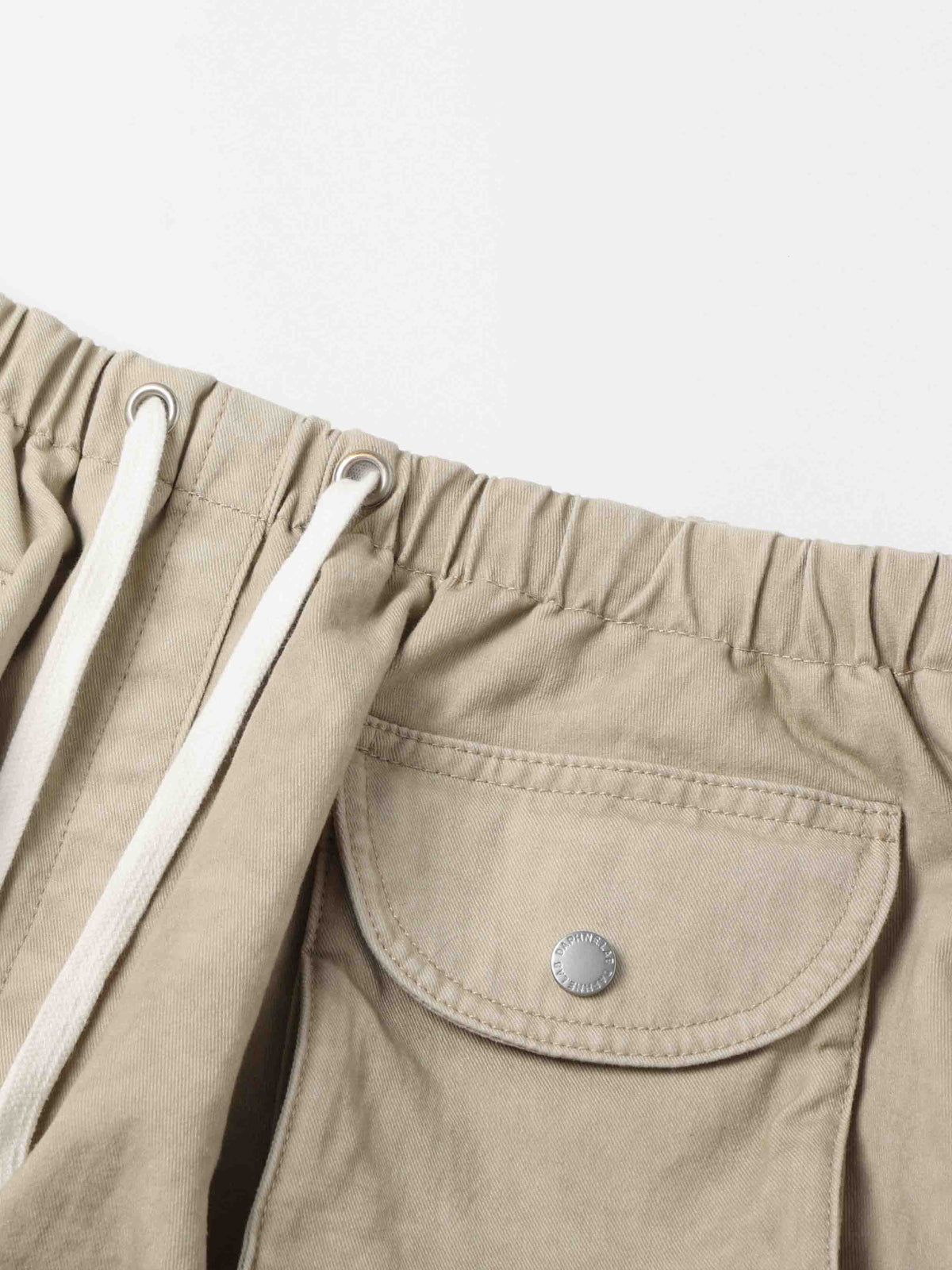 Detachable Cargo Bubble Skort Beige