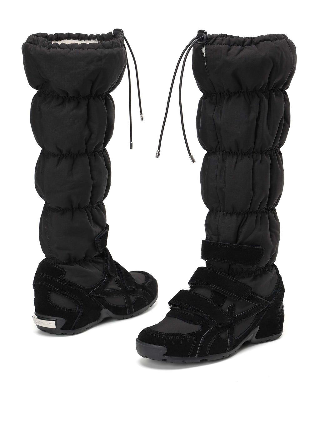 HARMONIA Padded Gaiter Knee-High Sneakers Black