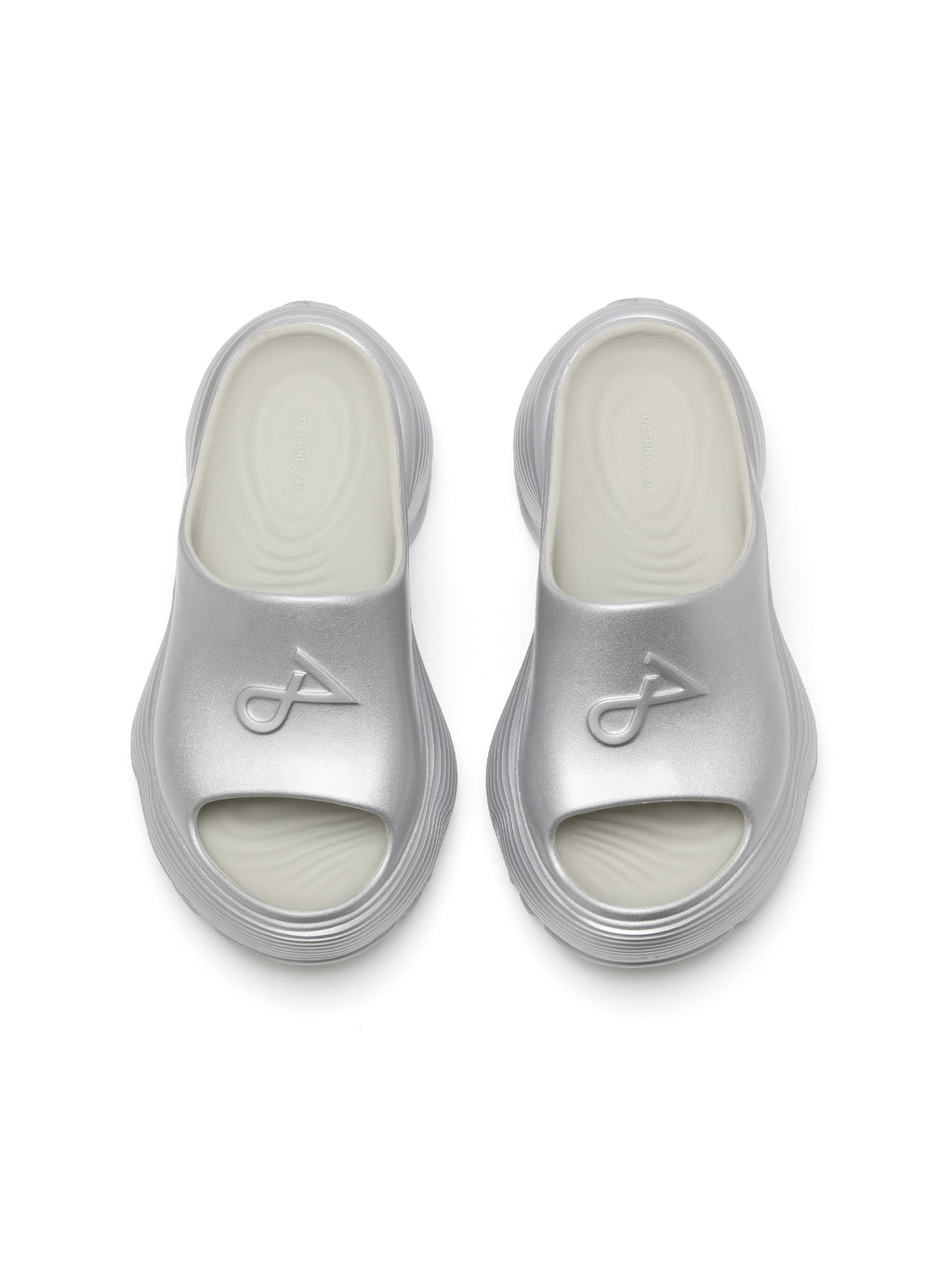 KYMA Wave Platform Slides Silver