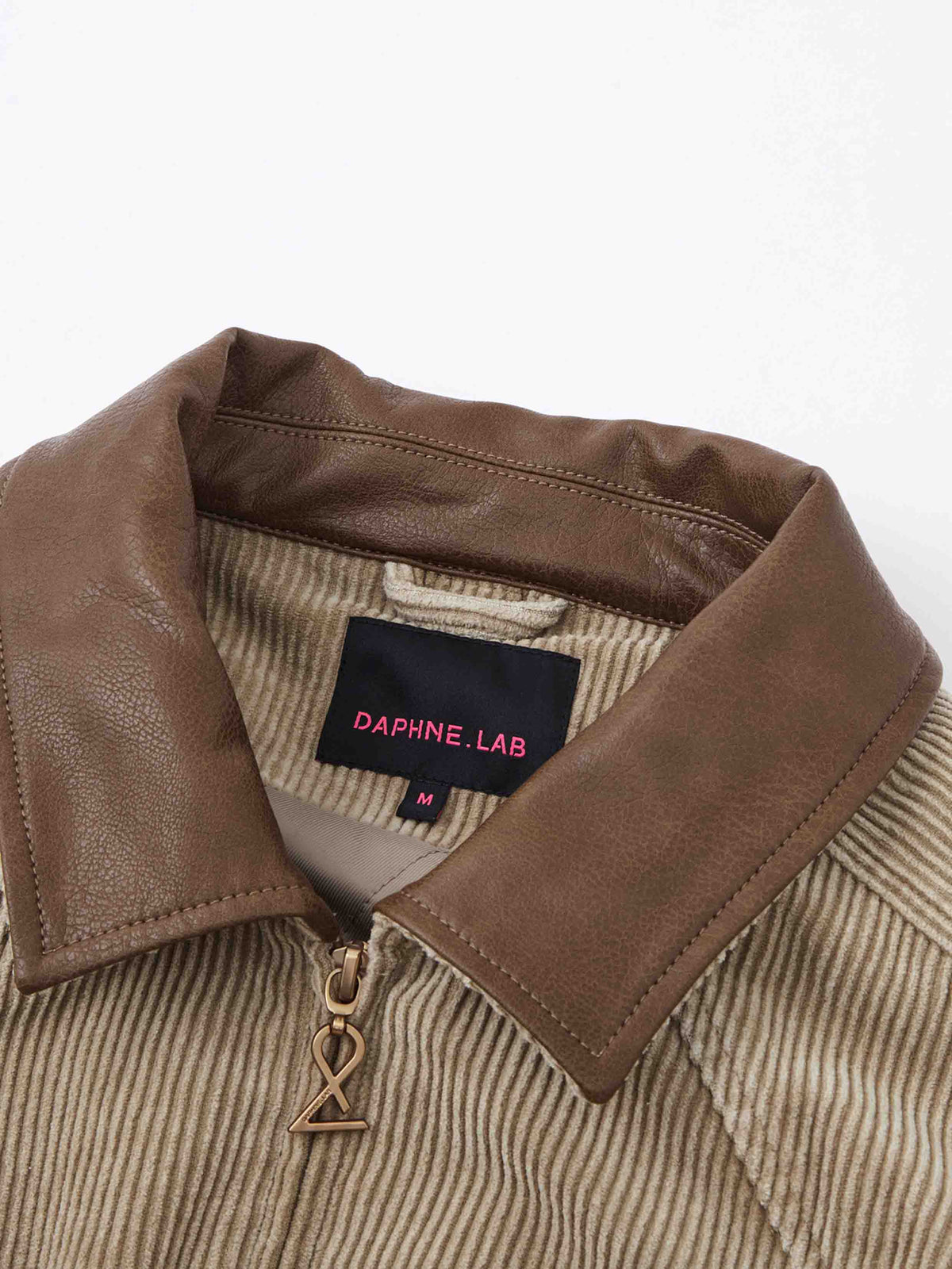Vintage Corduroy Padded Cropped Jacket