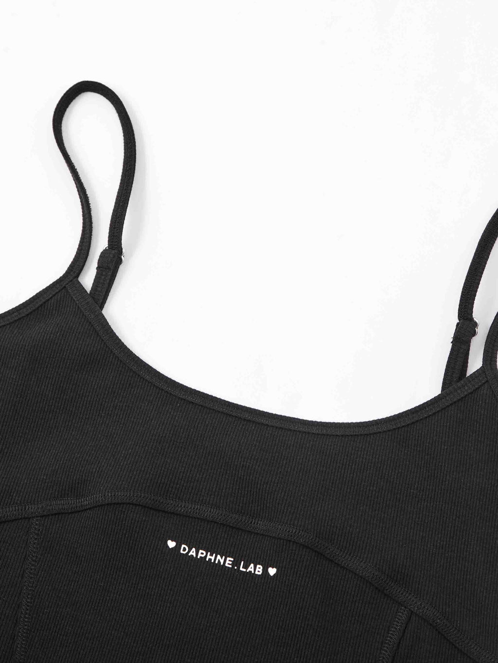 Ring-Detail Cami Mini Dress Black