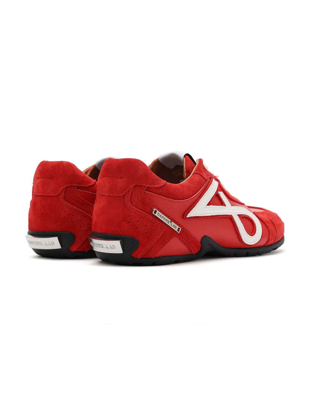LETO Slim Trainers Scarlet Red