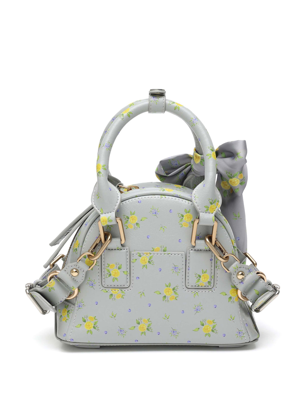 CALYPSO Padlock Boston Bag Gray