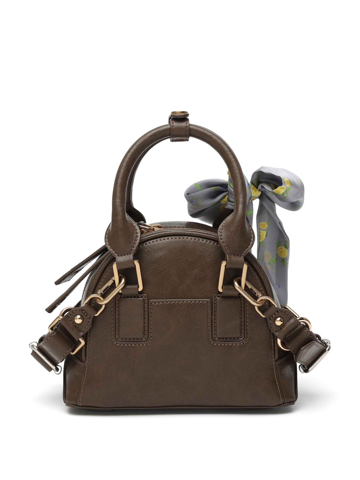 CALYPSO Vorhängeschloss Boston Tasche Schokoladenbraun