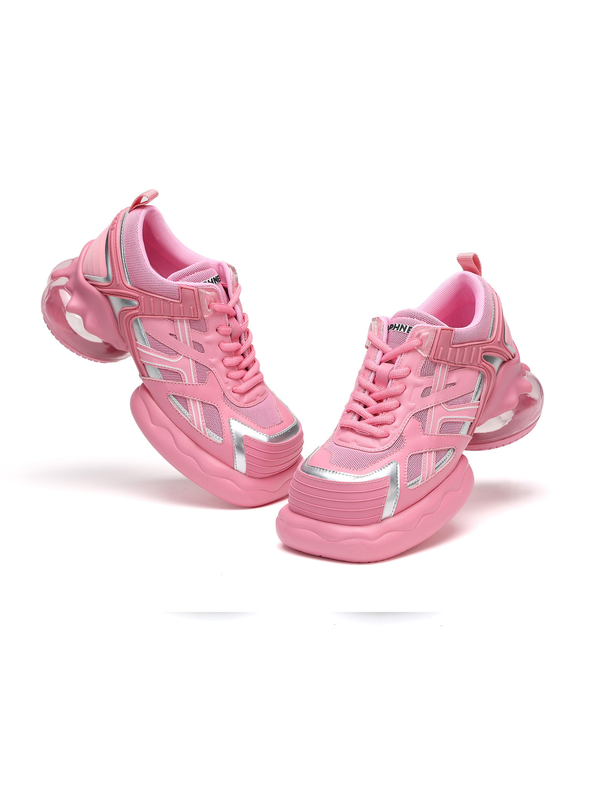 HEBE Tech Chunky Sneakers Bubblegum Pink