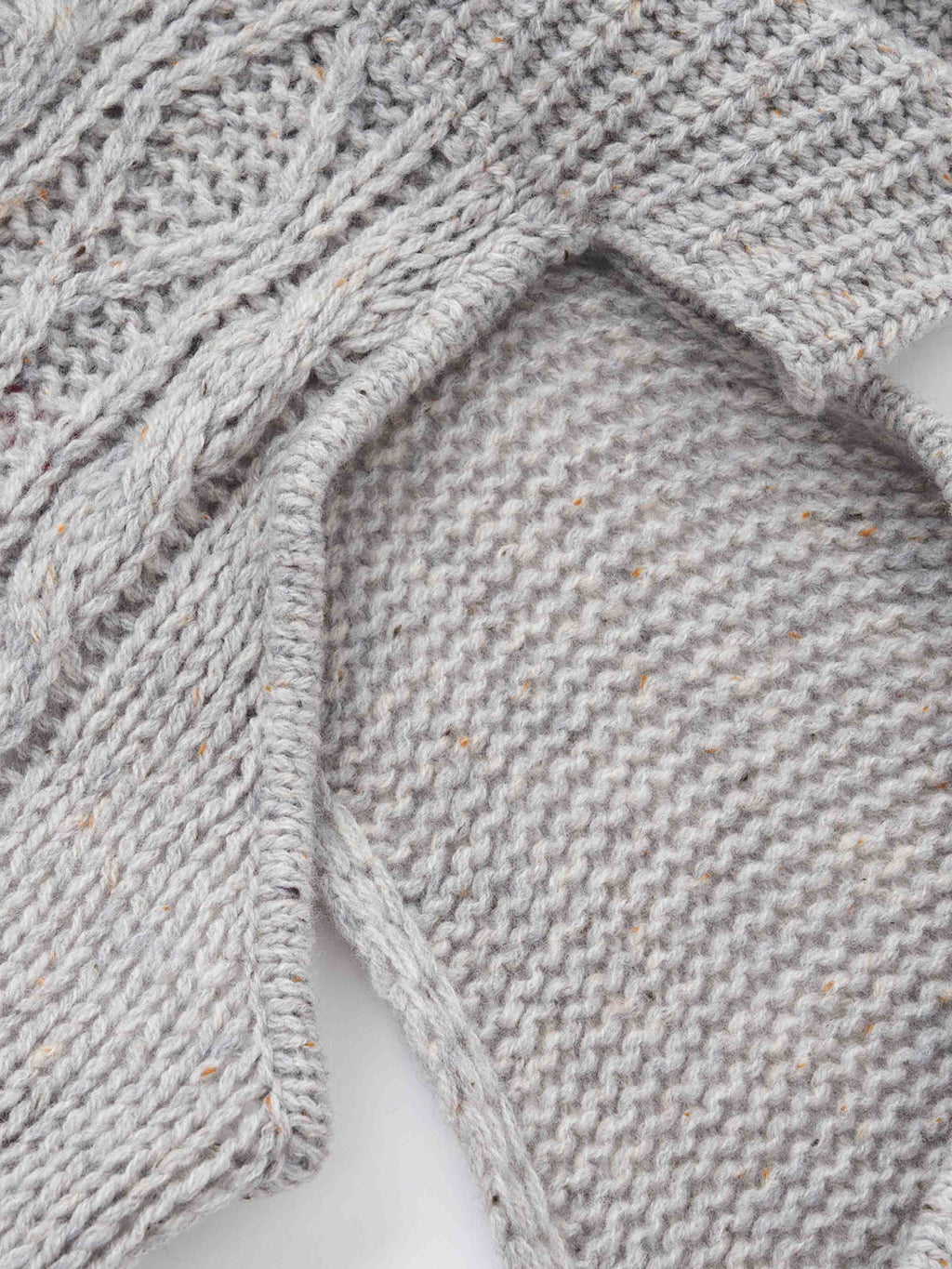 Cable Knit Turtleneck Two-Piece Set