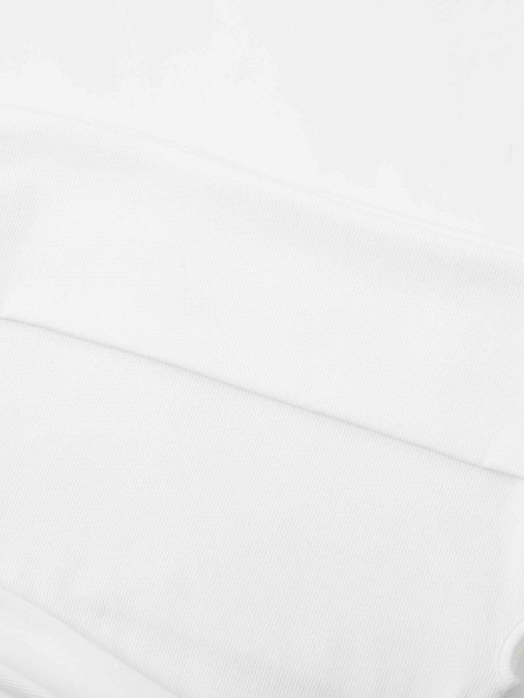 Ruched Tie Off-Shoulder Top White