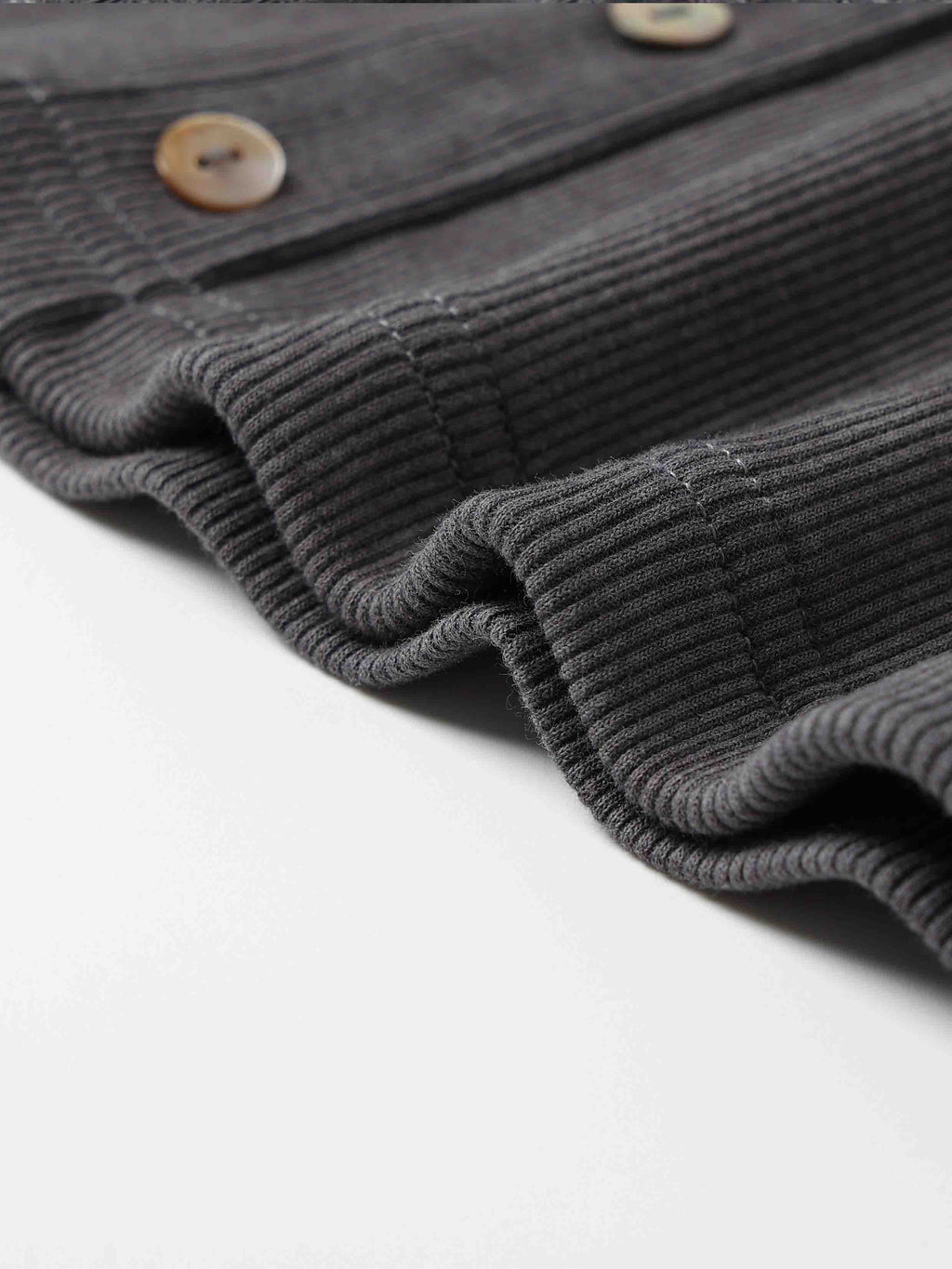 Layered-Look Square-Neck Knit Top