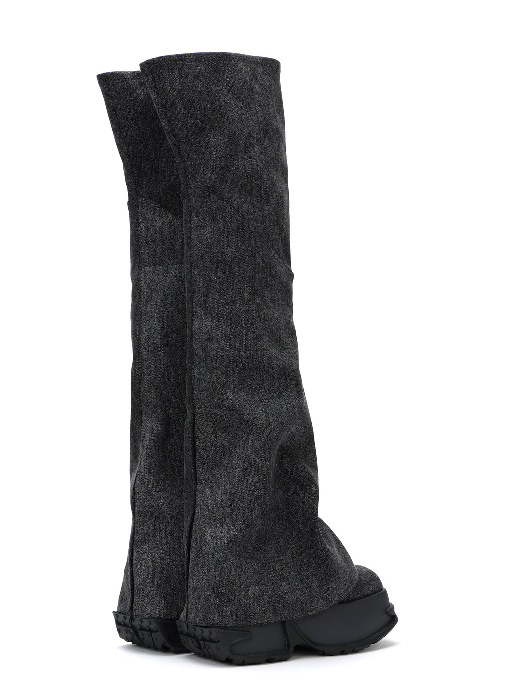 Daphne.Lab x DIDU | MOIRA Platform OTK Boots Black Denim