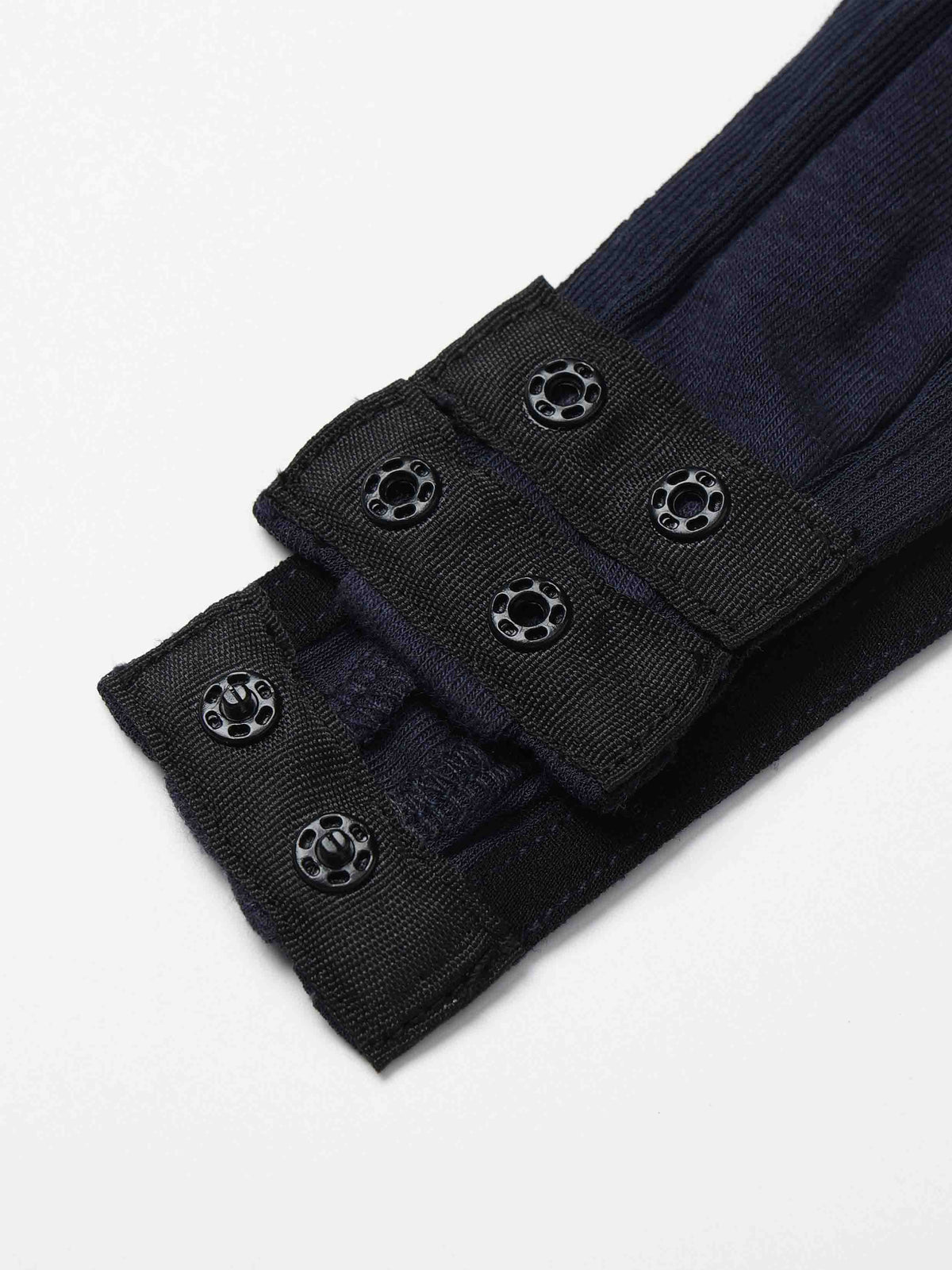 Sheer-Panel Cami Bodysuit Dark Navy Blue