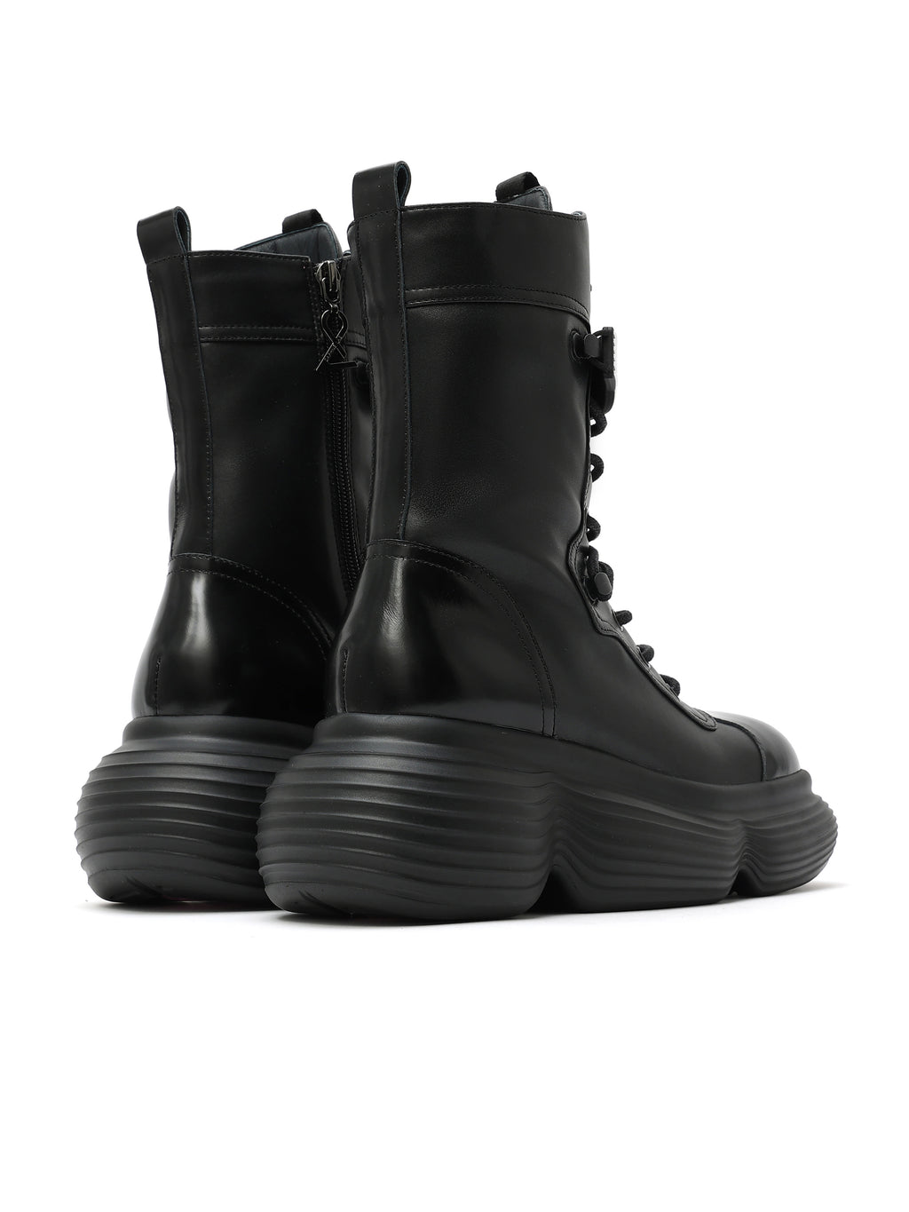 ASTRAEA Chunky Combat Boots Black