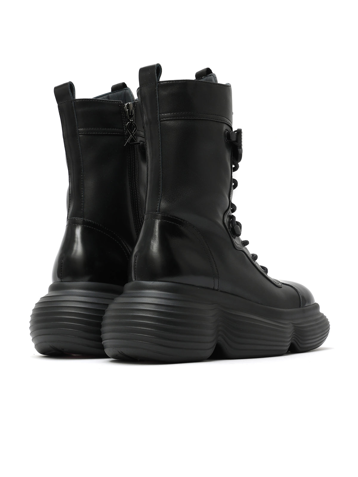 ASTRAEA Chunky Combat Boots Schwarz