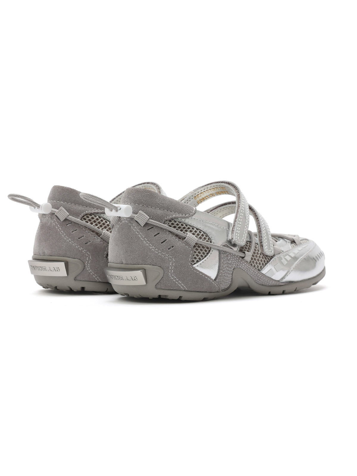 PHEME Tech Ballet Mary Janes Silver
