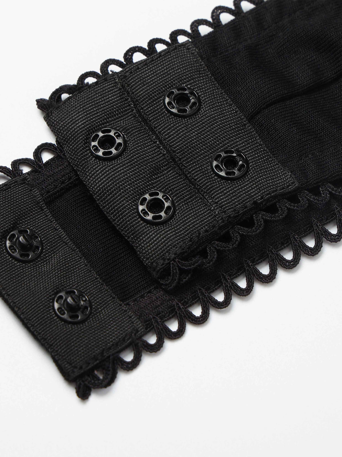 Ruffle Boat-Neck Bodysuit Black