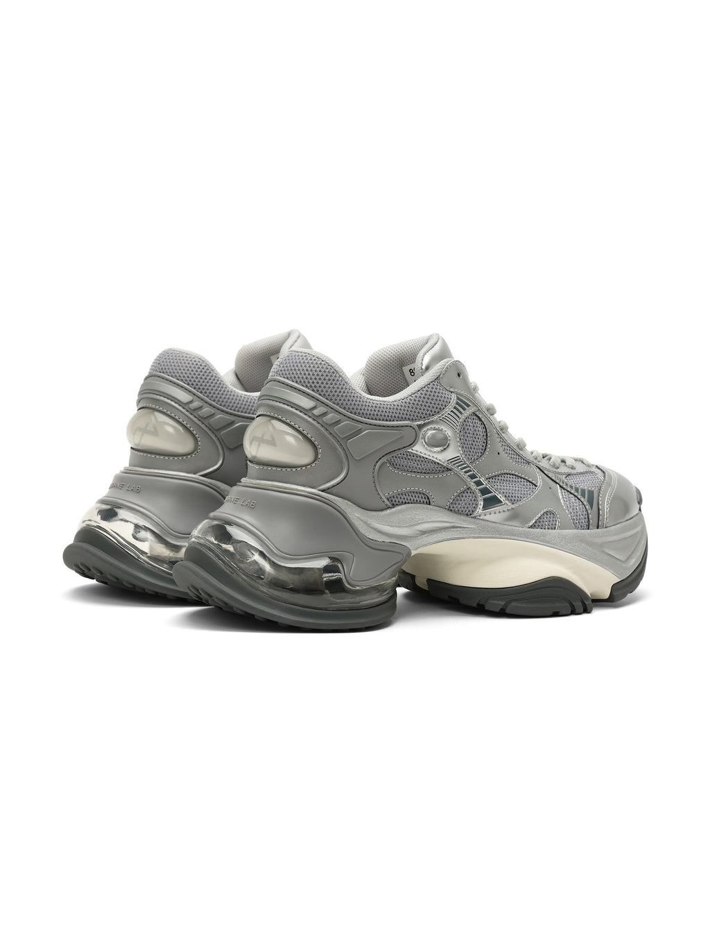 MEROPE Metallic Runner Sneakers Silver