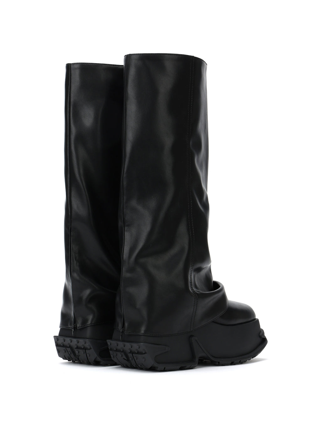 ERATO Zip-Gamaschen-Kniehochstiefel Schwarz