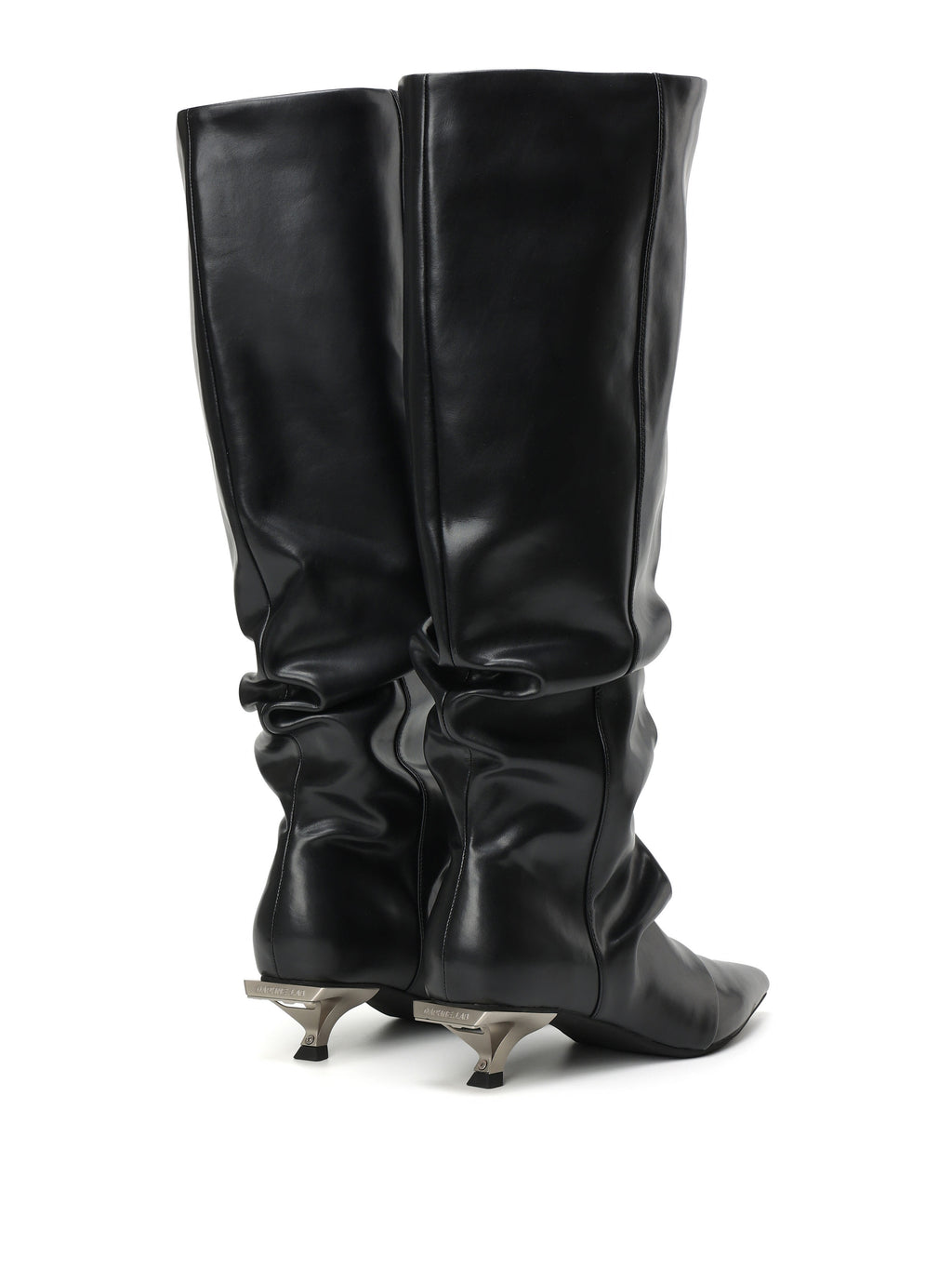 EURYDICE Slouch Knee-High Boots Black