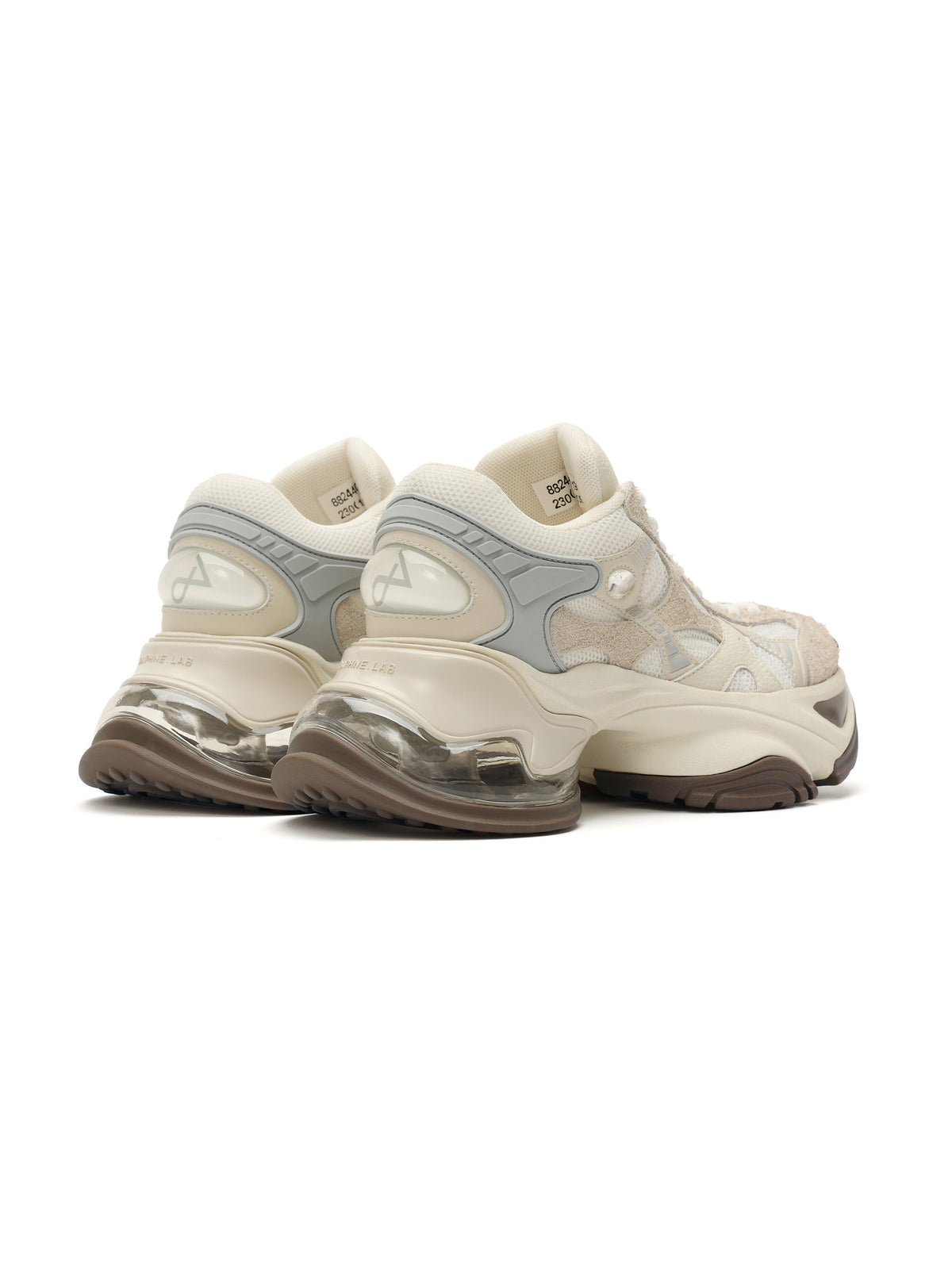 MEROPE Suede Runner Sneakers Beige