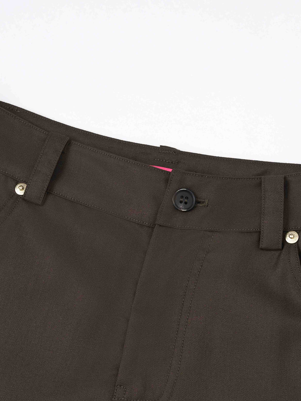 Convertible Plaid Waist Cargo Pants