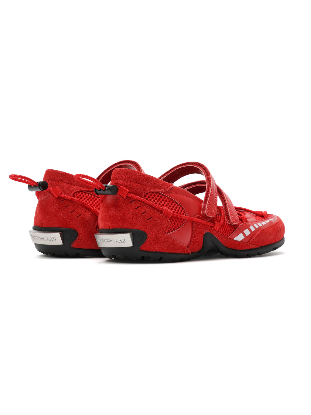 PHEME Tech Ballet Mary Janes Scarlet Red