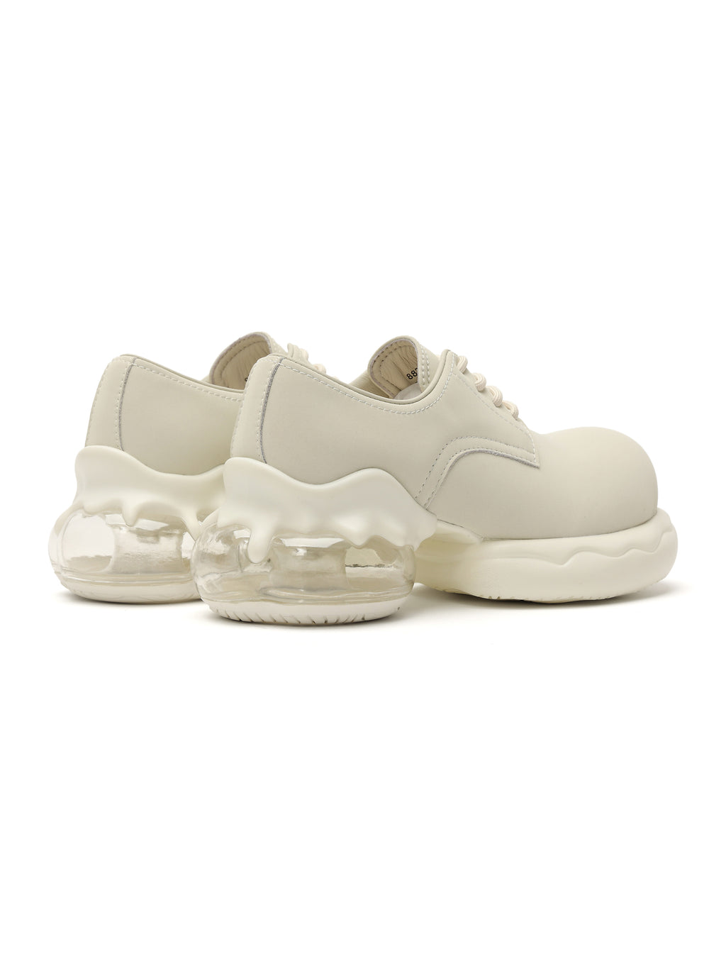 RHEA Chunky Derby Shoes Ivory White