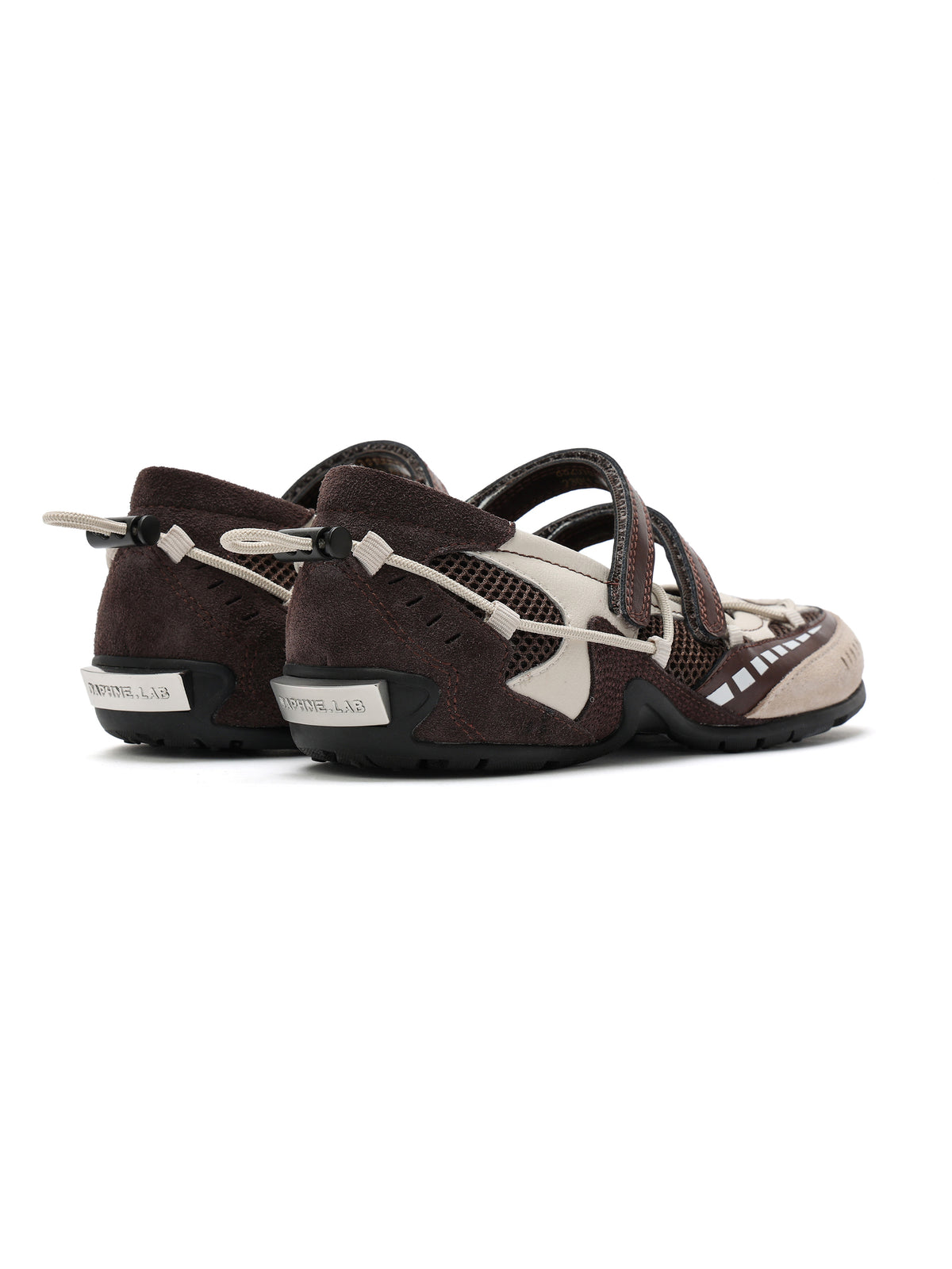 PHEME Tech Ballet Mary Janes Walnussbraun
