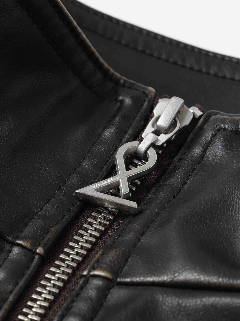 Washed Belted Cropped Moto Jacket Black