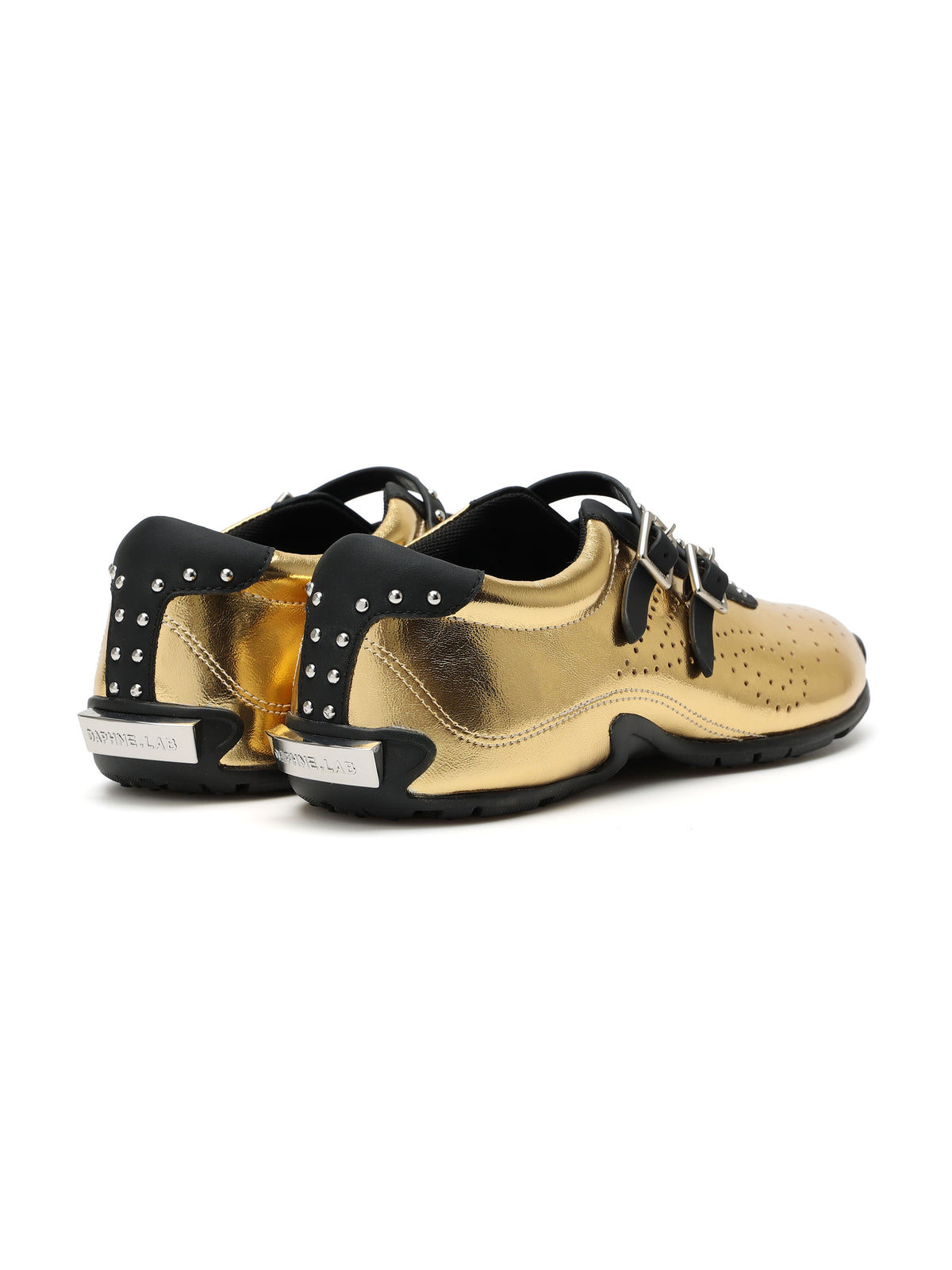 GALENE Spangenschuhe Mary Jane Metallic Gold