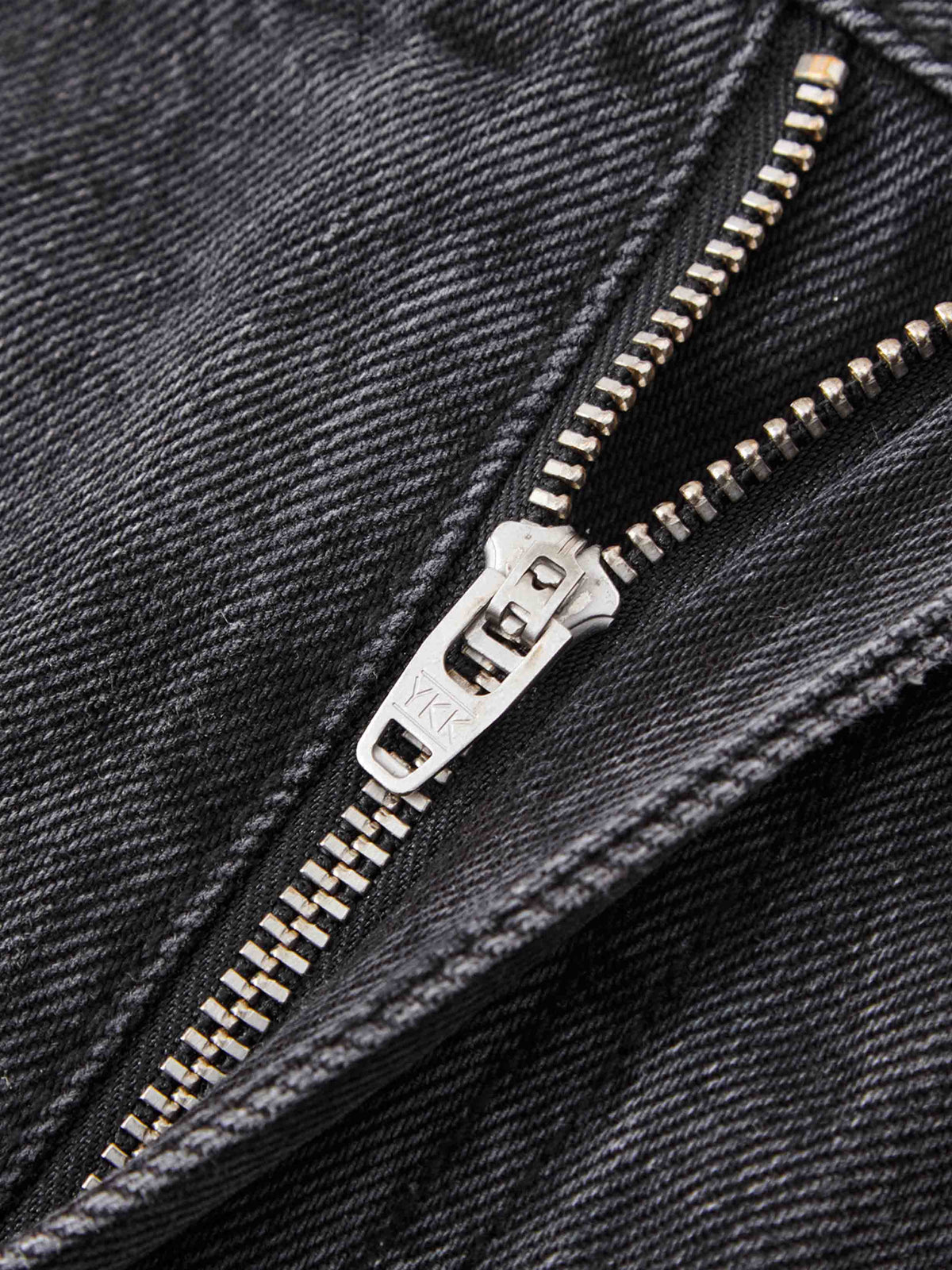 Studded Denim Mini Skirt Black Wash