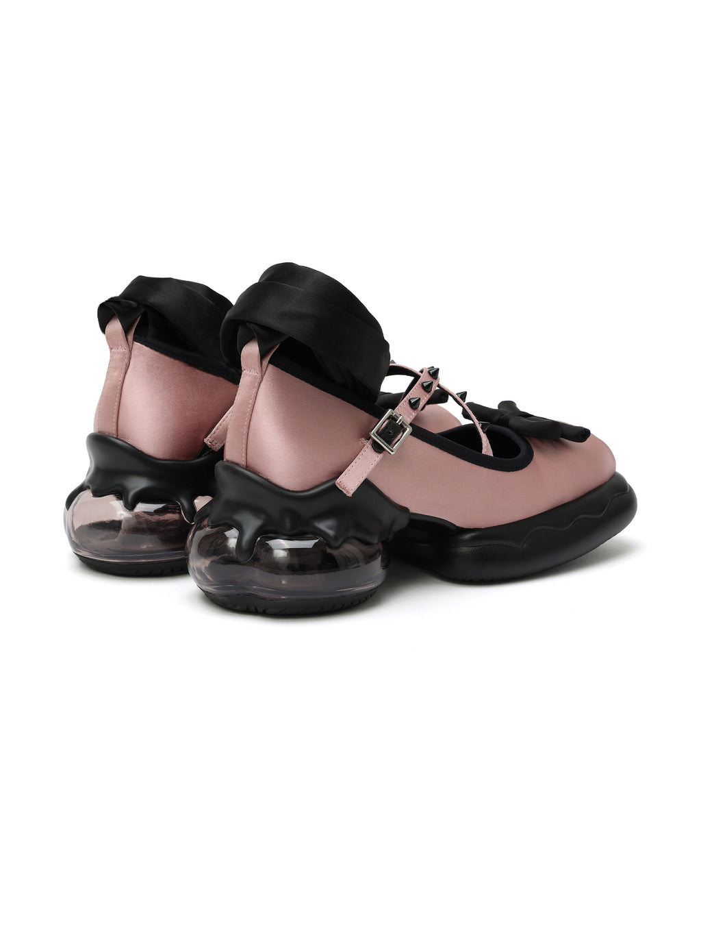 ERIS Ballet Chunky Mary Janes Blush Pink