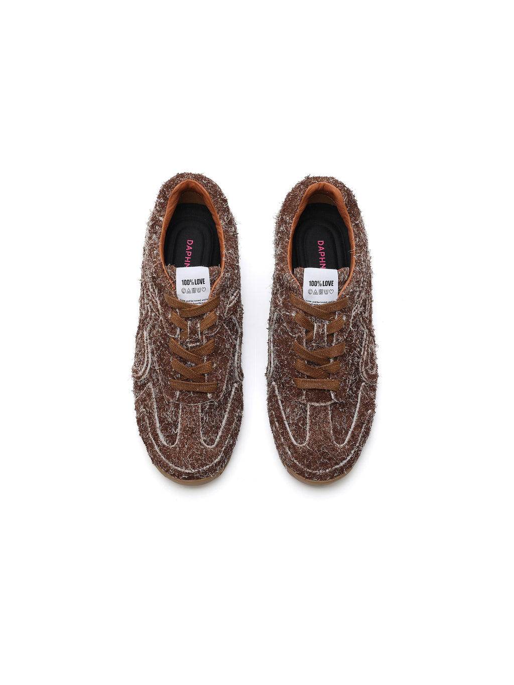 LETO Slim Trainers Cocoa
