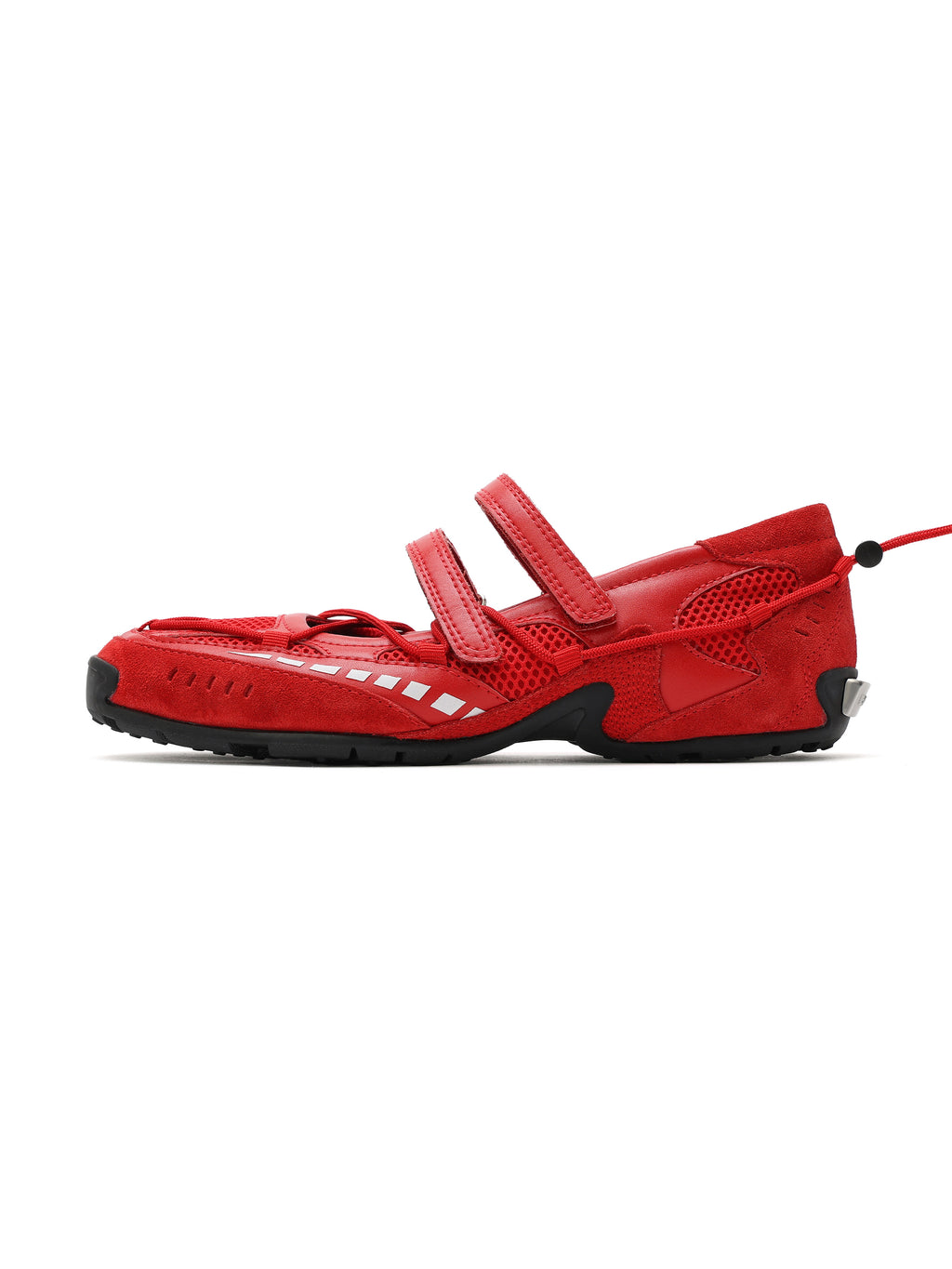 PHEME Tech Ballet Mary Janes Scarlet Red