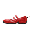 PHEME Tech Ballet Mary Janes Scarlet Red