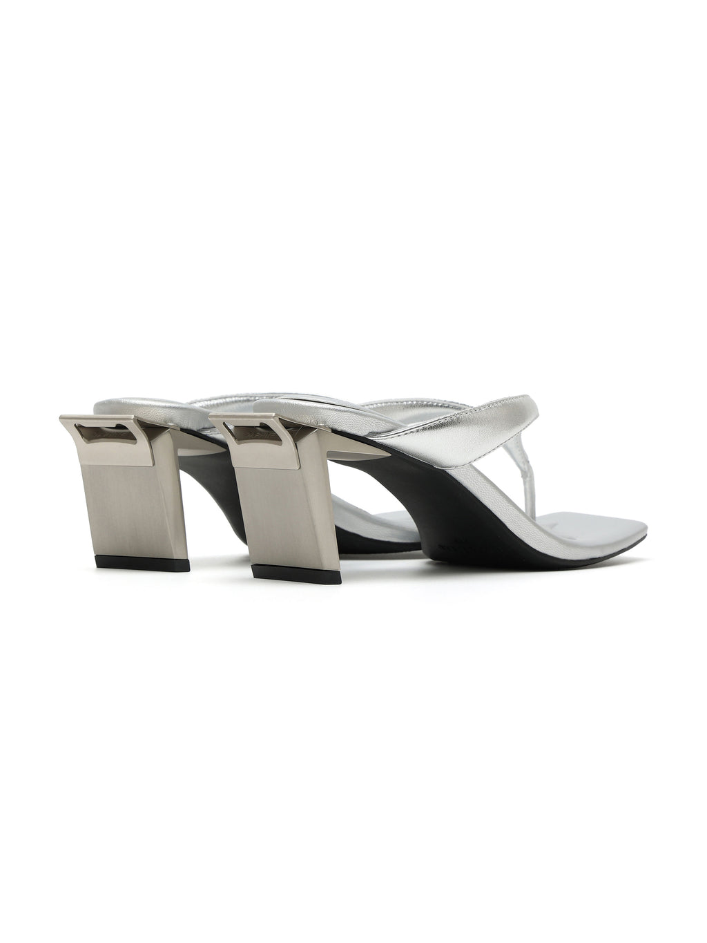 DORIS Opener Heel Thong Sandals Silver