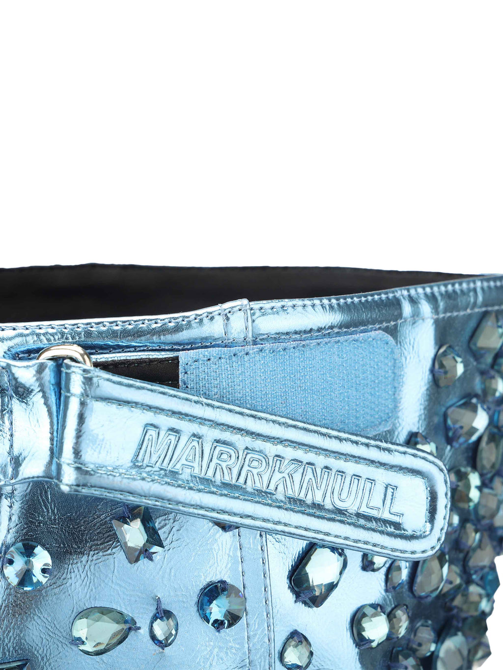 Daphne.Lab x MARRKNULL | Crystal Cutout Buckle OTK Boots