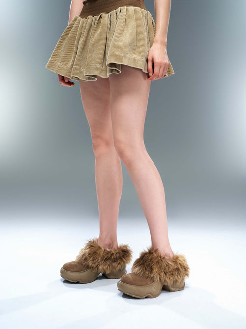 OREA Plateau-Clogs Khakibraun