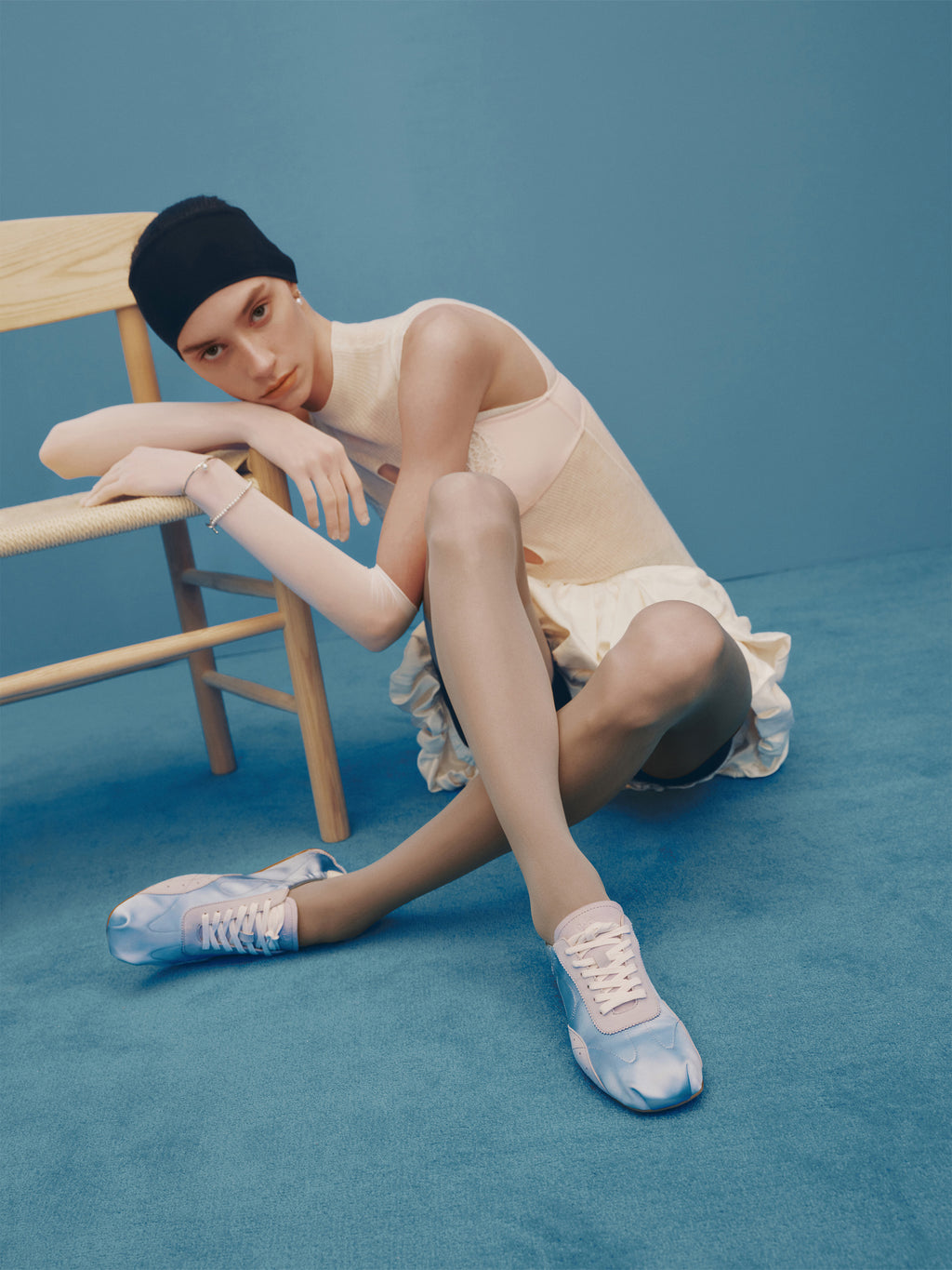 Cloud Soft™ AURA Retro Trainers Mist Blue