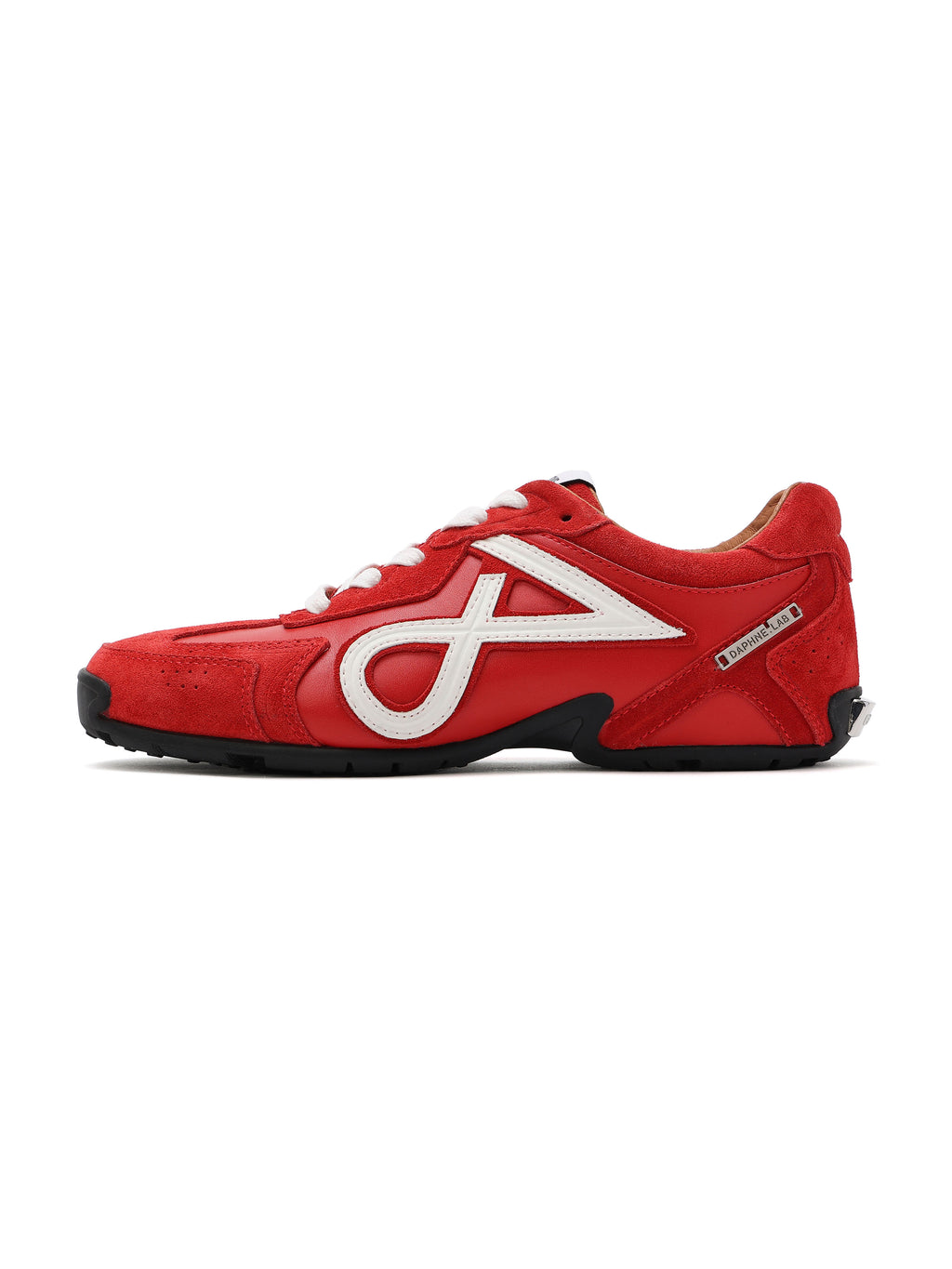 LETO Slim Trainers Scarlet Red