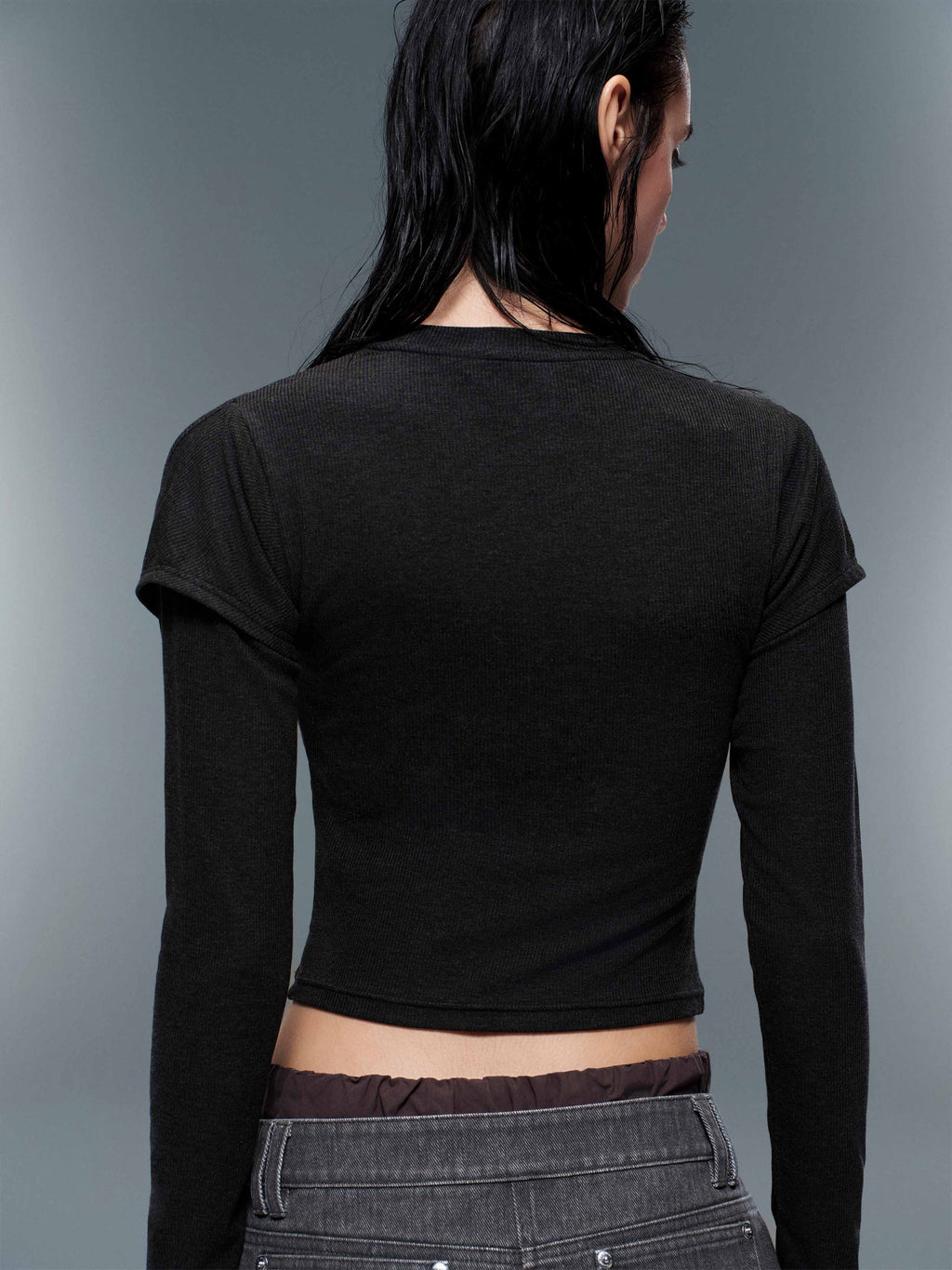 Daphne.Lab x MARRKNULL | Cutout Long-Sleeve Top