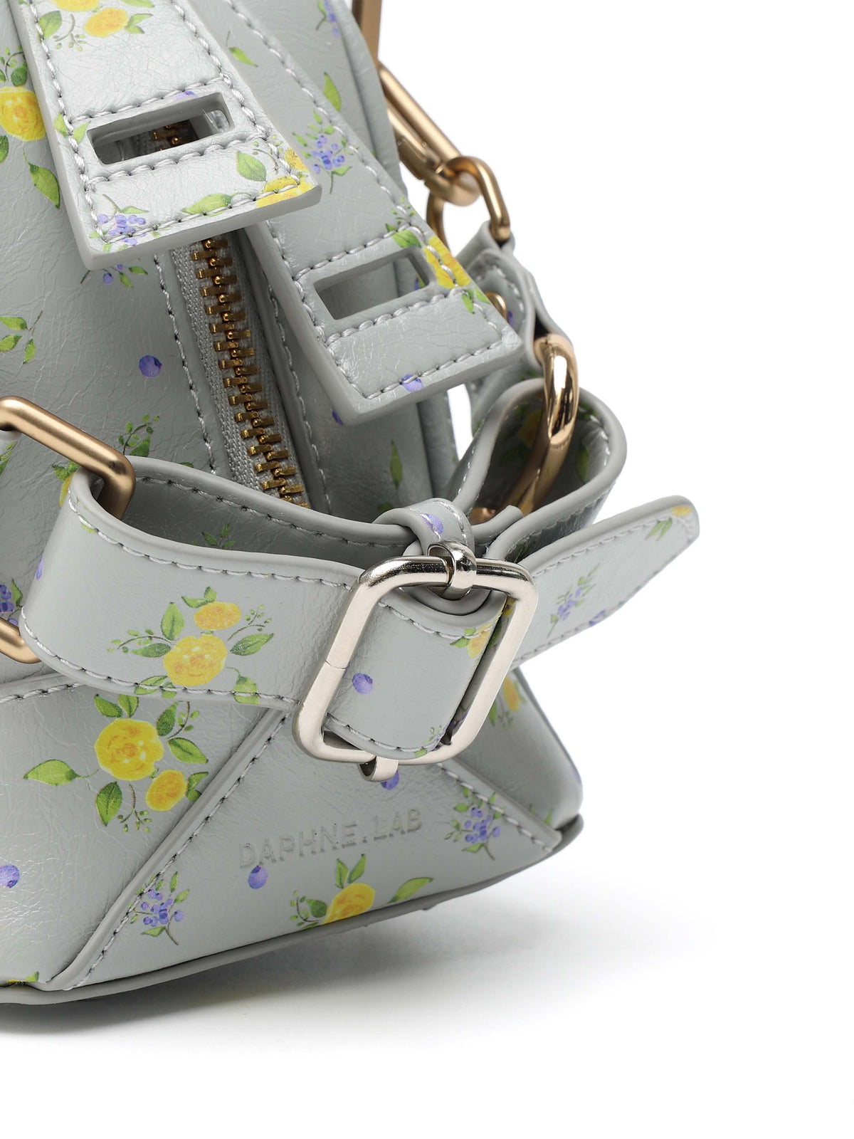 CALYPSO Padlock Boston Bag Gray