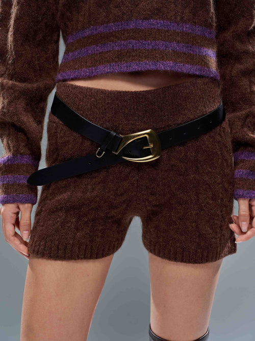Cable Knit Shorts