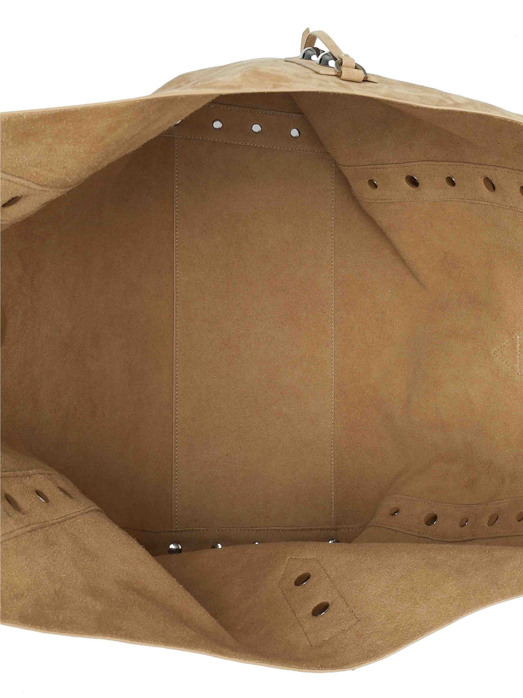 헤라 오버사이즈 스터드 토트백 카멜 브라운