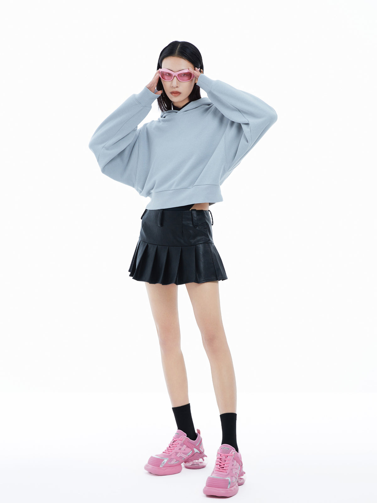 HEBE Tech Chunky Sneakers Bubblegum Pink