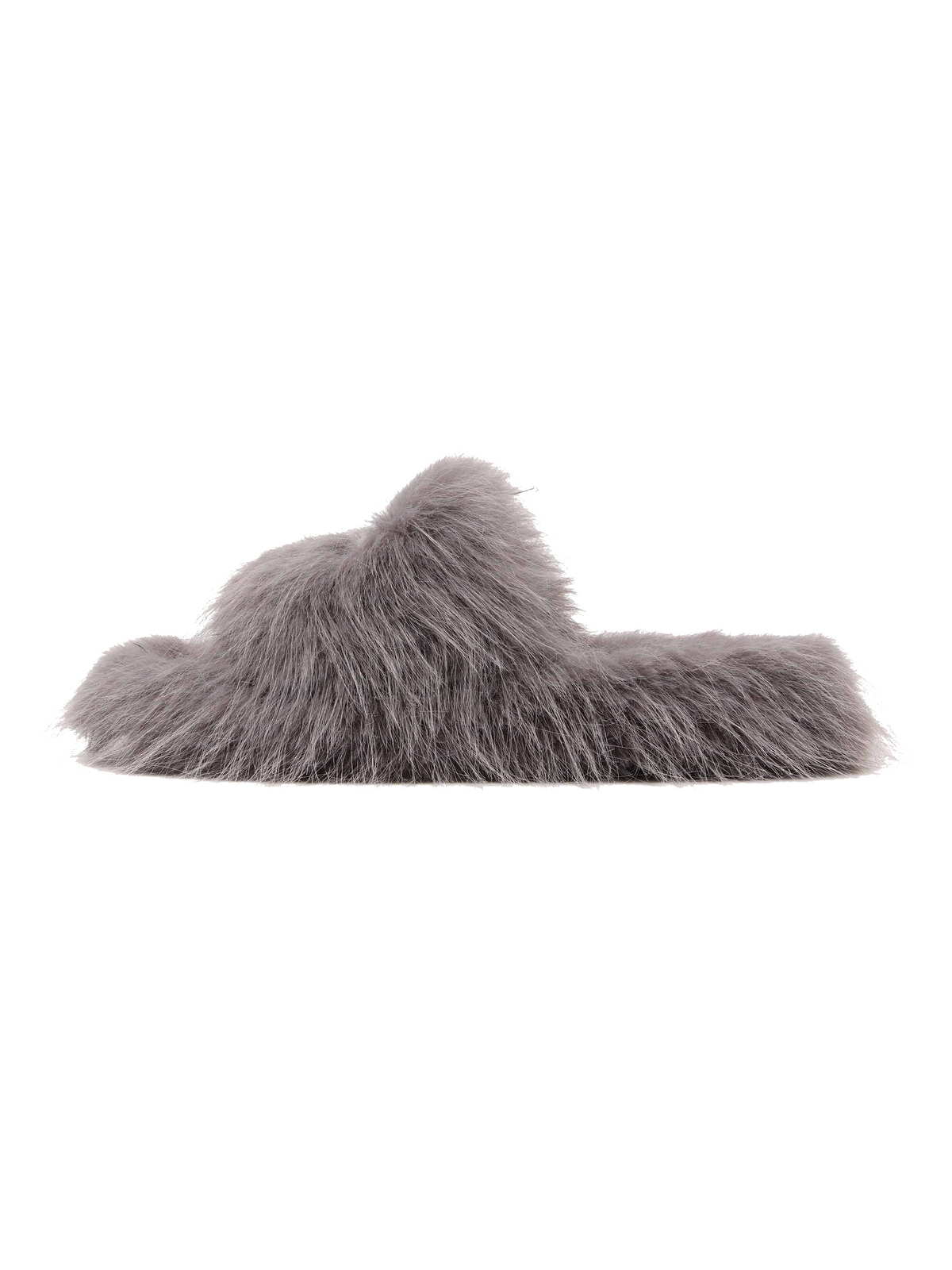 NEPHELE Fur Slippers Mist Gray
