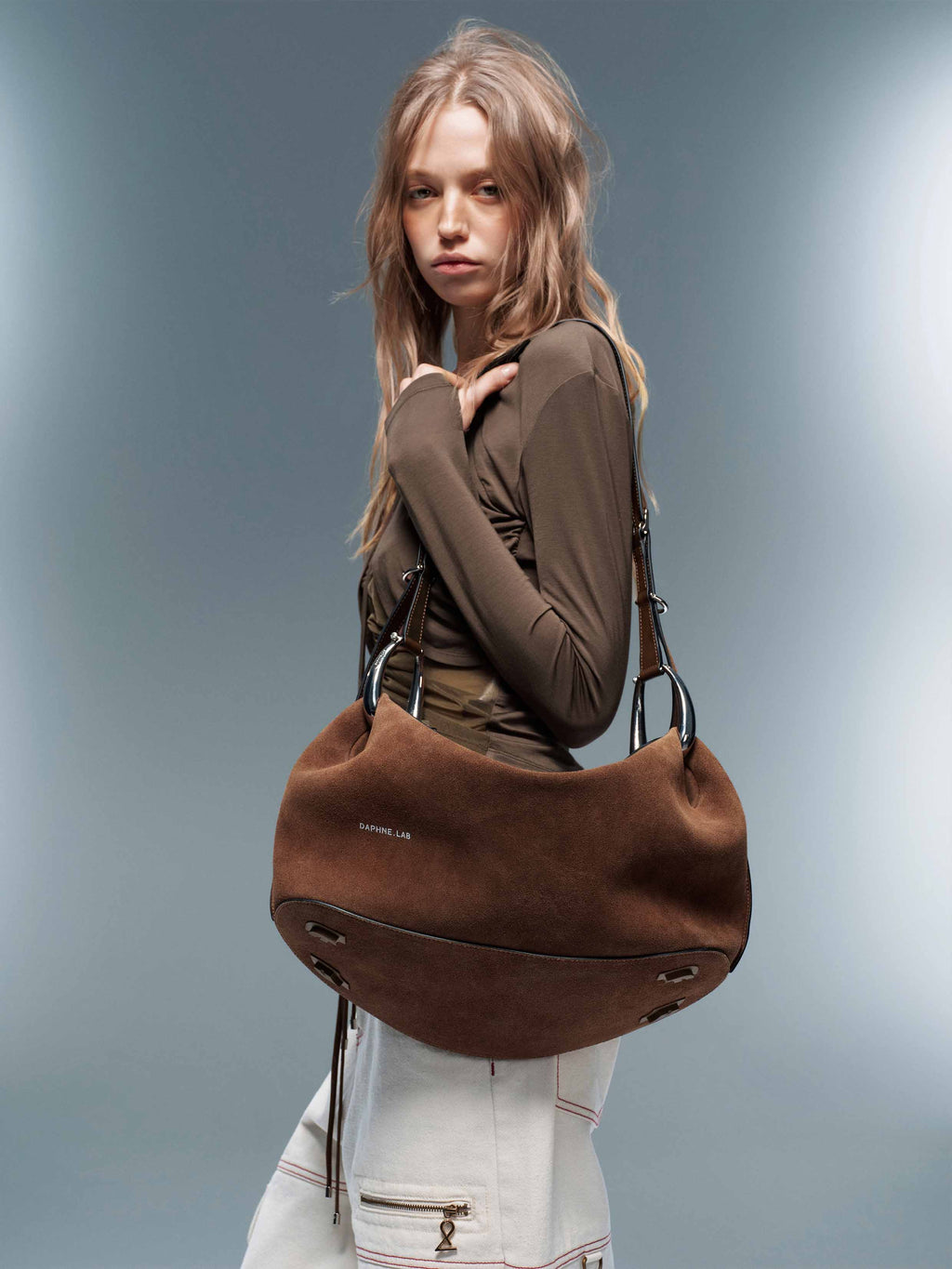 LAMIA XL Fang Shoulder Bag Brown