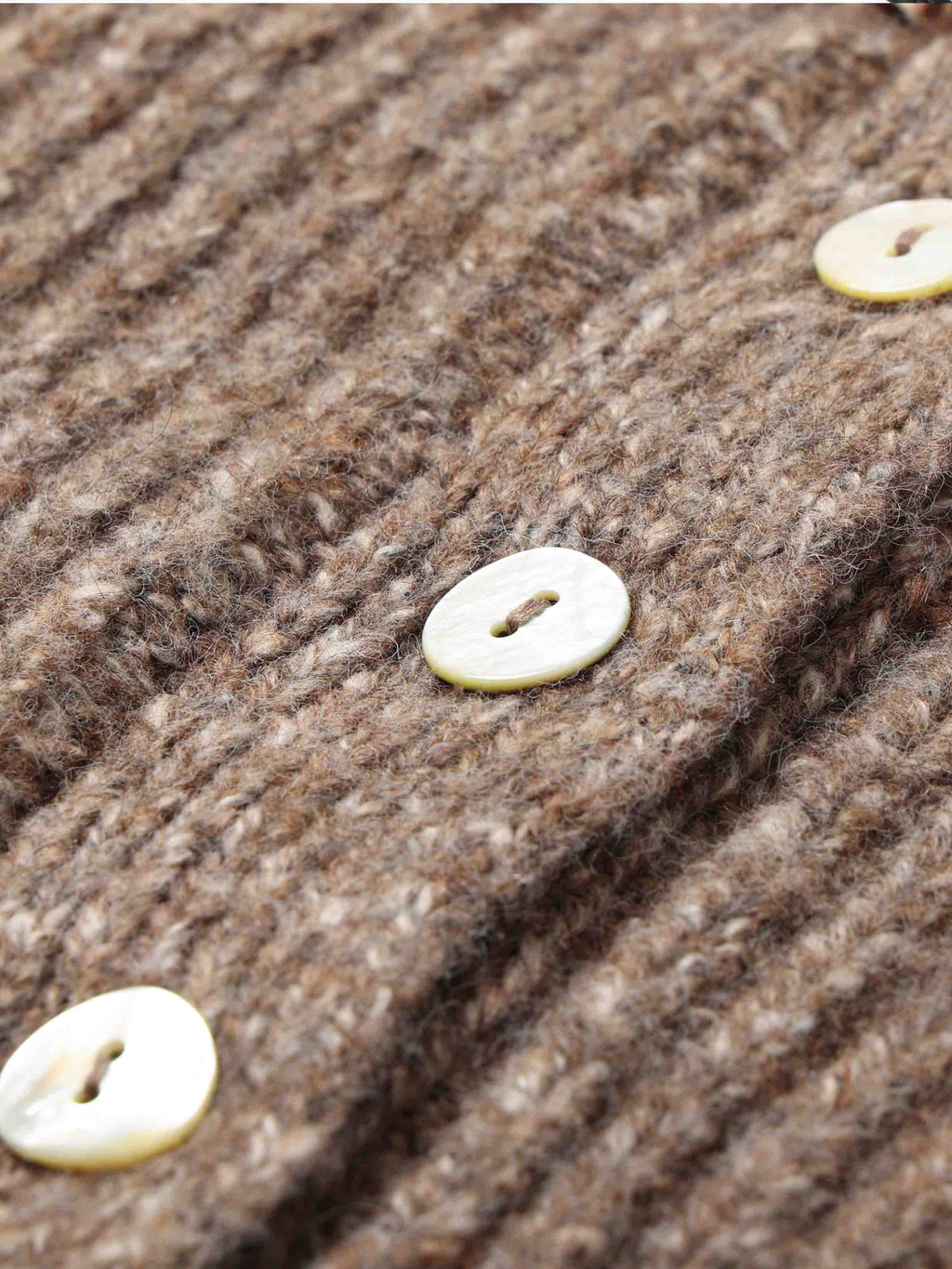 Off-Shoulder Sequin Knit Sweater Taupe Brown