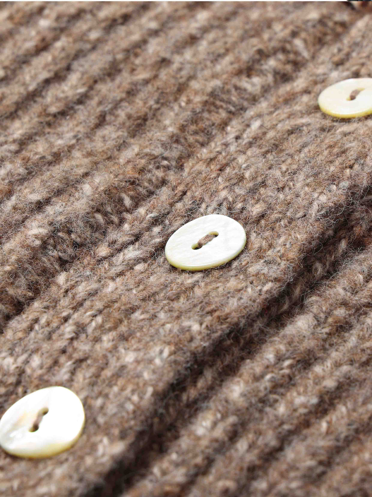 Off-Shoulder Sequin Knit Sweater Taupe Brown