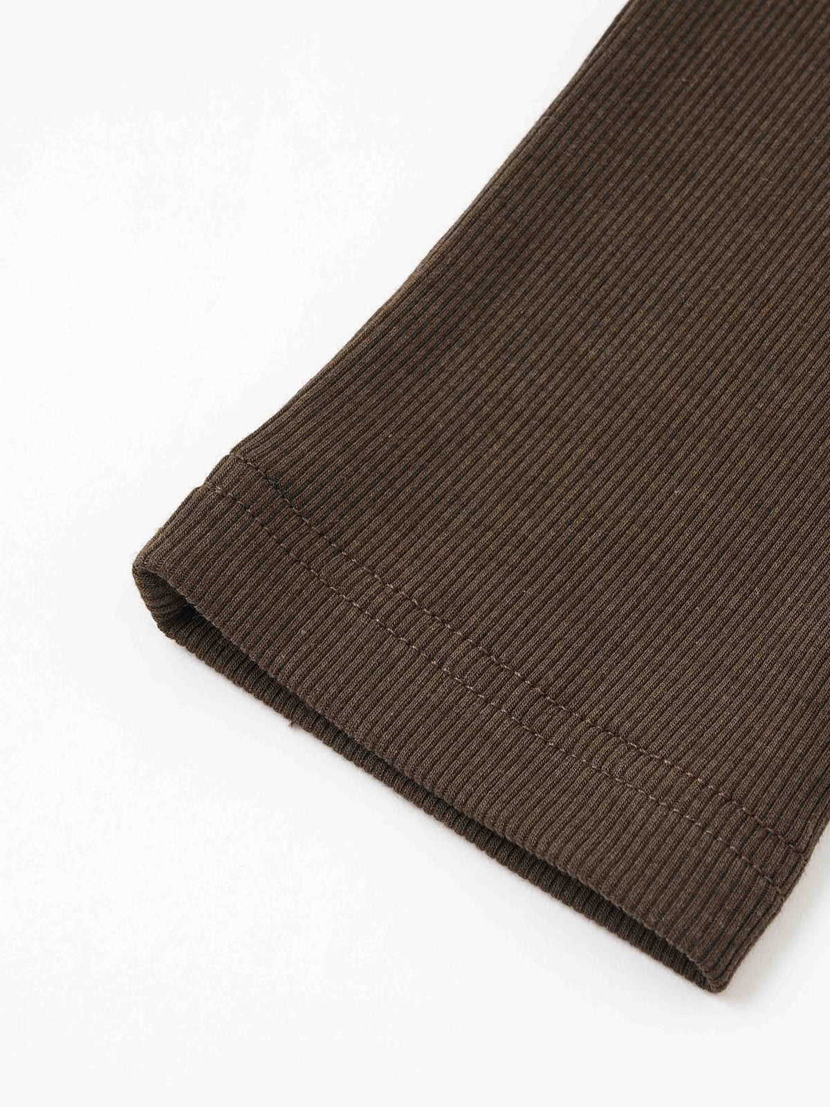 Layered Halter Knit Mini Dress Espresso Brown