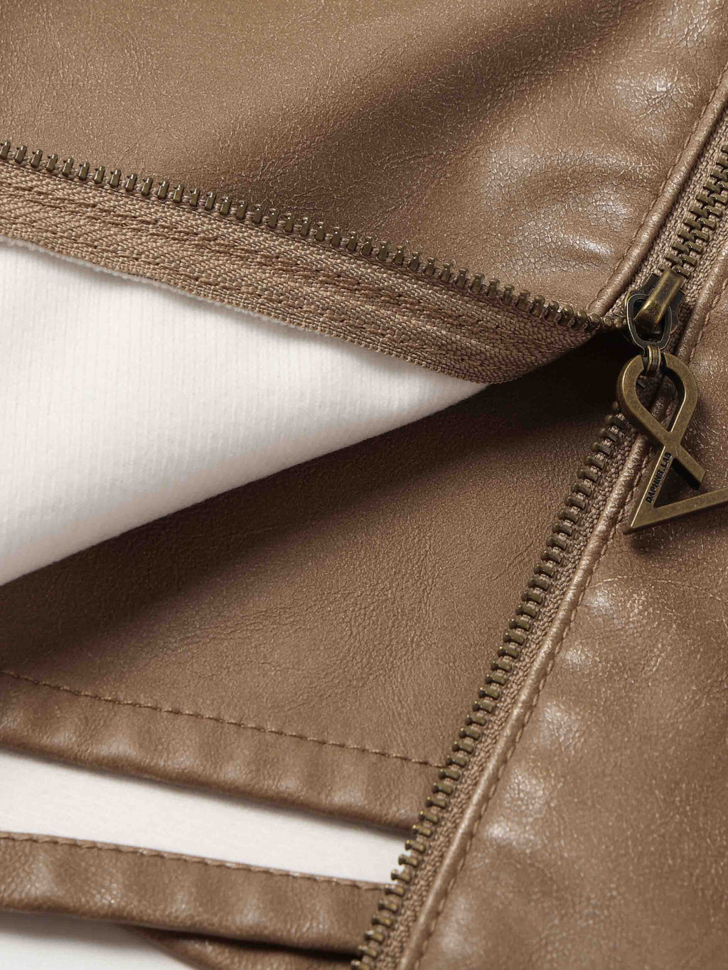 Wide-Waist Zip Skort
