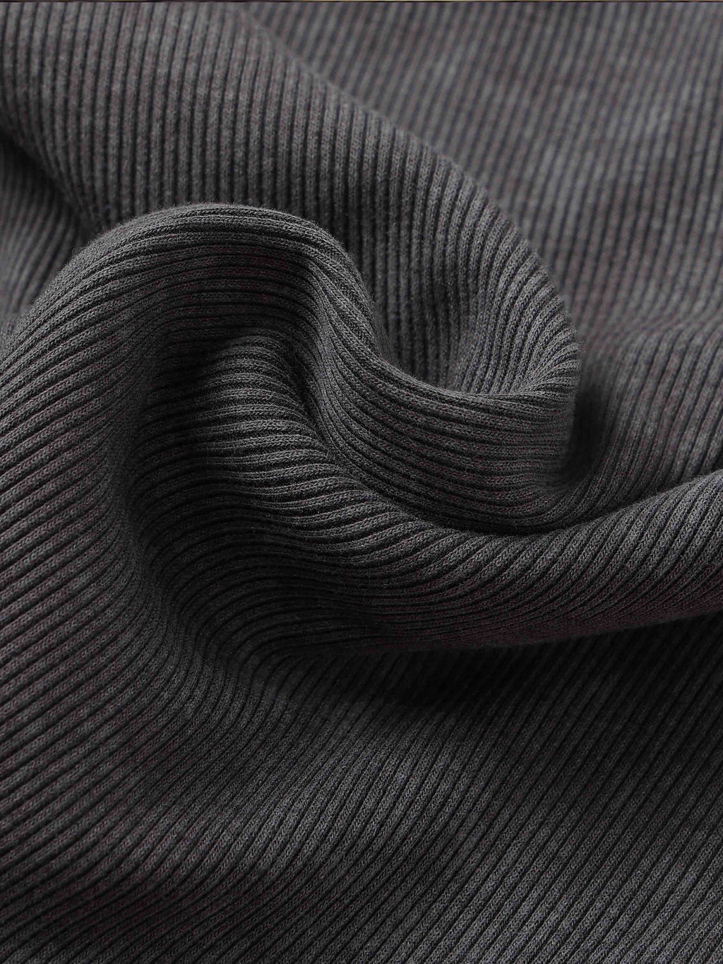 Layered-Look Square-Neck Knit Top